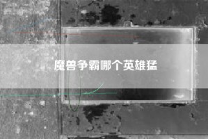 魔兽争霸哪个英雄猛