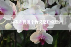 dnf发布网哪个传说是升级噩梦