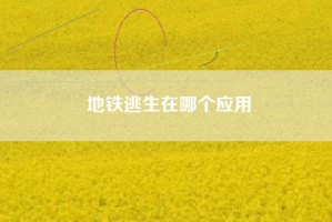 地铁逃生在哪个应用