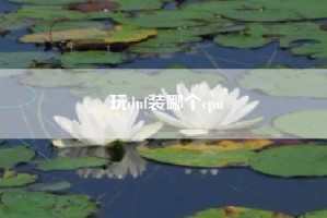 玩dnf装哪个cpu