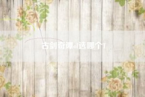 古剑奇谭ol选哪个T