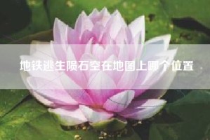 地铁逃生陨石空在地图上哪个位置