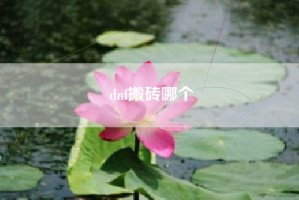 dnf搬砖哪个