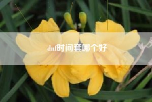 dnf时间套哪个好