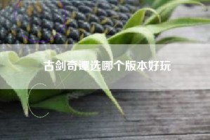 古剑奇谭选哪个版本好玩