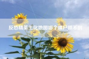 反恐精英生化地图哪个僵尸抓不到