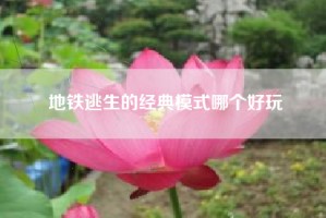 地铁逃生的经典模式哪个好玩