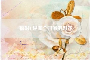 辐射4 是哪个国家的游戏