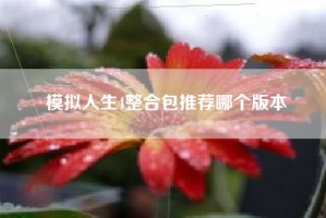 模拟人生4整合包推荐哪个版本