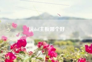 玩dnf主板哪个好