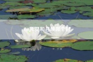 dnf死灵和召唤哪个好