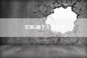 文明6哪个大将好用