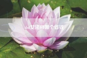dnf女法师哪个省钱