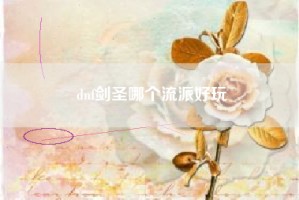 dnf剑圣哪个流派好玩