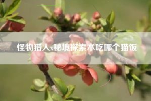 怪物猎人x秘境探索术吃哪个猫饭