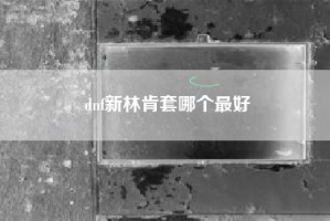 dnf新林肯套哪个最好