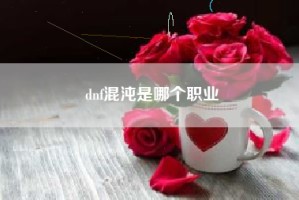 dnf混沌是哪个职业