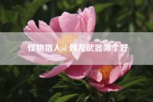 怪物猎人ol 棘龙武器哪个好