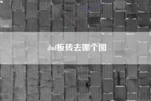 dnf板砖去哪个图