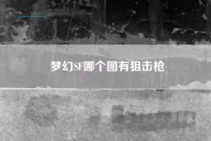 梦幻SF哪个图有狙击枪