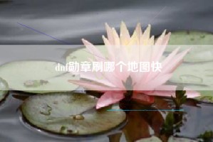 dnf勋章刷哪个地图快