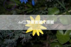 dnf三觉覆盖哪个技能