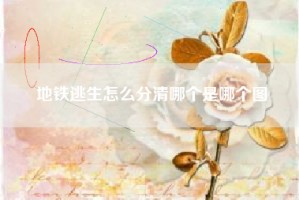 地铁逃生怎么分清哪个是哪个图