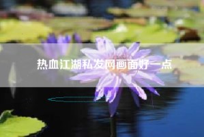 热血江湖私发网画面好一点