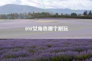 DNF女角色哪个耐玩