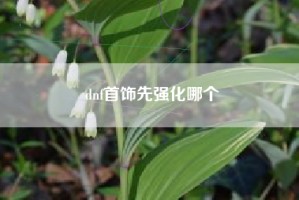 dnf首饰先强化哪个