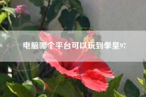电脑哪个平台可以玩到拳皇97